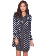 Polka dot coat like Zoes at Forever 21