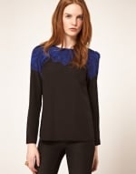 Black and blue top like Brittas at Asos