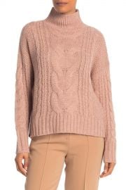 360 Cashmere   Alexia Cable Knit Pullover Sweater   Nordstrom Rack at Nordstrom Rack