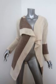 360 Cashmere Colorblock Cardigan at eBay