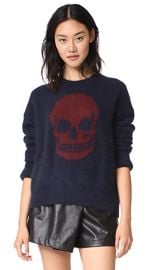 360 SWEATER Natalie Skull Sweater at Shopbop