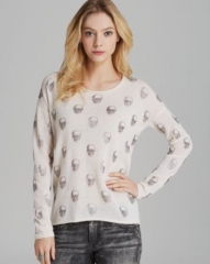 360 Sweater - Jack Foil Skull Cashmere at Bloomingdales