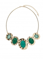 Green chunky necklace like Serenas at Dorothy Perkins