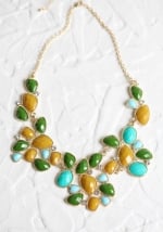 Green chunky necklace like Serenas at Ruche