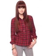 Red plaid top like Annies at Forever 21