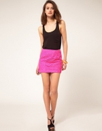 Pink lace skirt like Blairs at Asos