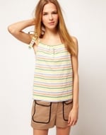 Pastel striped top like Serenas at Asos