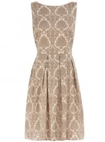 Patterned cream dress like Blairs at Dorothy Perkins