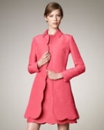 Blair's pink coat at Neiman Marcus