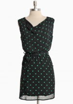 Black and green dress like Annies at Ruche