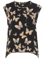 Colorful printed top like Lilys at Dorothy Perkins