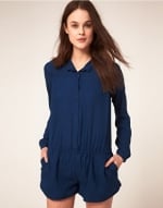 Robin's blue playsuit at Asos