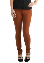 Tan jeans like Robins at Modcloth