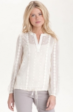 Spencer's white longsleeve top at Nordstrom