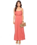 Rose colored maxi dress at Forever 21