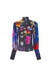 39STARRY NIGHT REDUX39 BISHOP SLEEVE BLOUSE Libertine at Libertine
