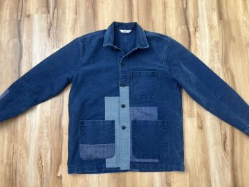 3sixteen 3Sixteen Moleskin Patchwork Shop Chore Jacket Grailed at Grailed