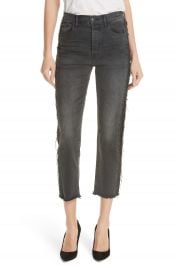 3x1 NYC W3 Cora Side Fray Crop Straight Leg Jeans  Jolee    Nordstrom at Nordstrom