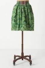 Aria's green skirt at Anthropologie