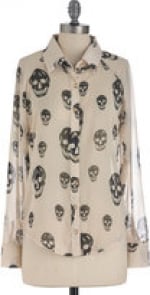 Very similar skull blouse at Modcloth