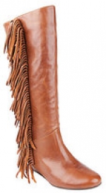 Aria's fringe boots at Steve Madden