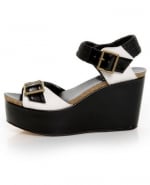 Black and white wedges like Hannas at Lulus