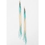 Hannas blue fringe earrings at Urban Outfitters