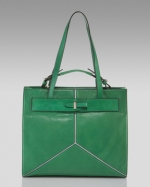 Hanna's green bag at Neiman Marcus