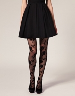 Patterned tights like Arias at Asos