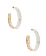 Hanna's studded hoop earrings at Forever 21