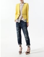 Hanna's yellow blazer at Zara