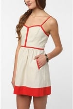 Contrast trim dress like Spencers at Urban Outfitters