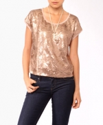 Metallic top like Spencers at Forever 21