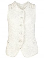 India's crochet vest at Farfetch