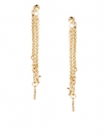 Gold chain drop earrings like Janes at Asos