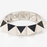 Silver stud bracelet at Urban Outfitters