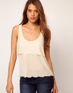 Scalloped tank top like Spencers at Asos