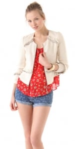 Hanna's tweed blazer at Shopbop