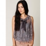 Hanna's lace tie top at Free People