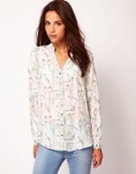 Bird print blouse like Spencers at Asos