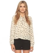 Bird print blouse like Spencers at Forever 21