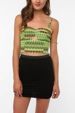 Hanna's bustier top at Urban Outfitters