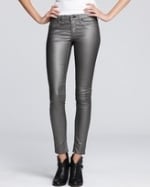 Metallic jeans like Arias at Bloomingdales