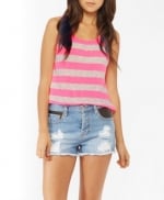 Pink striped tank top like Emilys at Forever 21