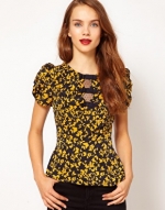 Yellow and black top like Spencers at Asos