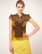 Aria's yellow top at Asos