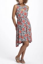 Aria\'s floral dress at Anthropologie