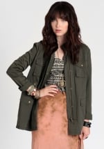 Army style jacket at Threadsence