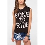 Similar tank top with bone print at Urban Outfitters