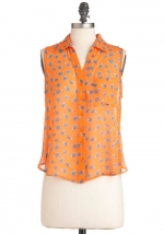 Similar orange top at Modcloth